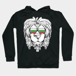 Rasta Reggae Lion Bulgaria Gift Rastafari Hoodie